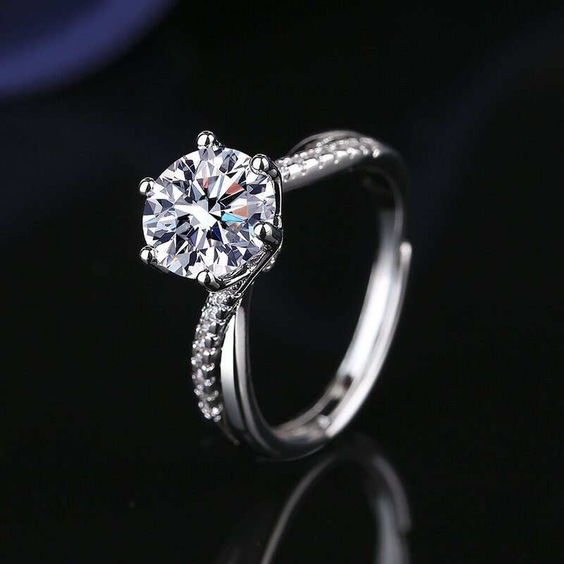 1CT Starlight Twisted Band Cubic Zirconia Ring