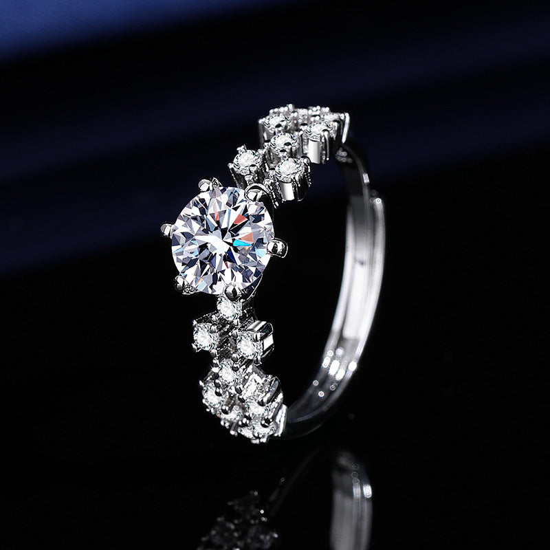 1CT Sparkling Galaxy Cubic Zirconia Ring